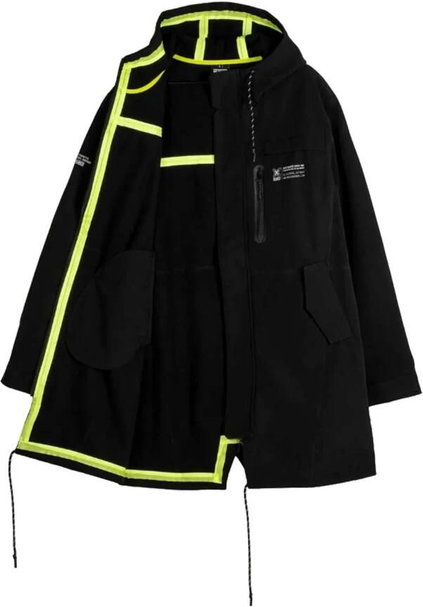 Munich Zwarte Textiel Parka voor Vrouwen Black Dames - Foto 2