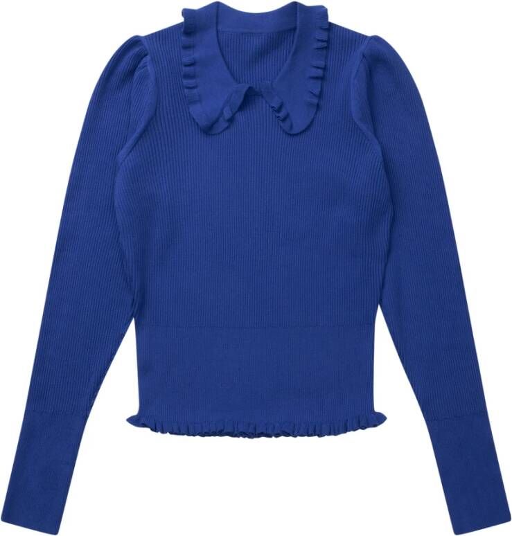 Munthe Blouse overhemd Blauw Dames