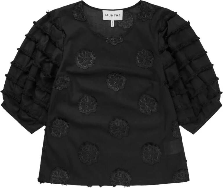Munthe Blouses Zwart Dames