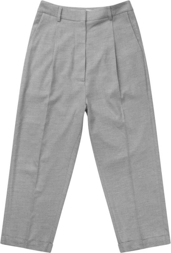 Munthe Cropped broek Grijs Dames