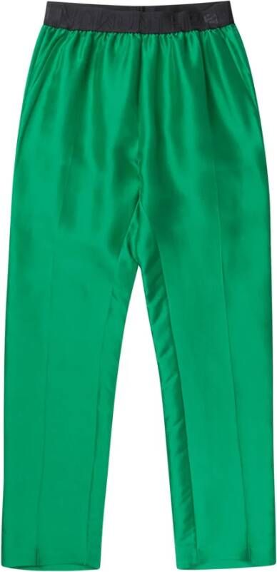 Munthe Rechte broek Groen Dames