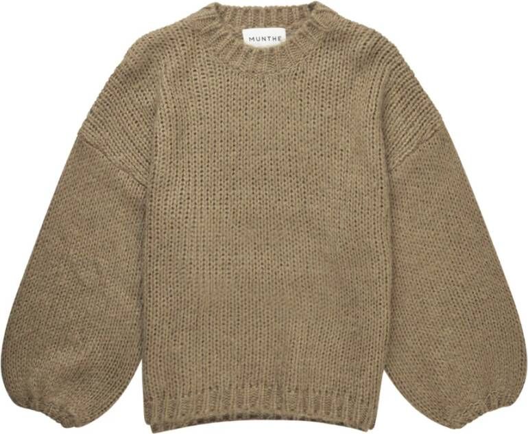 Munthe Round-neck Knitwear Beige Dames