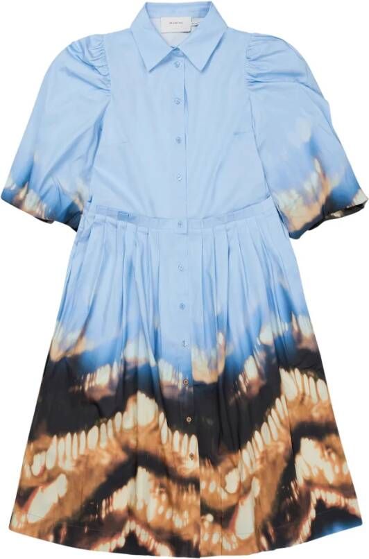 Munthe Shirt Dresses Blauw Dames