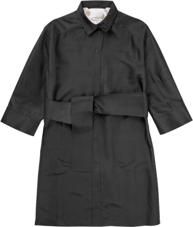 Munthe Shirt Dresses Zwart Dames