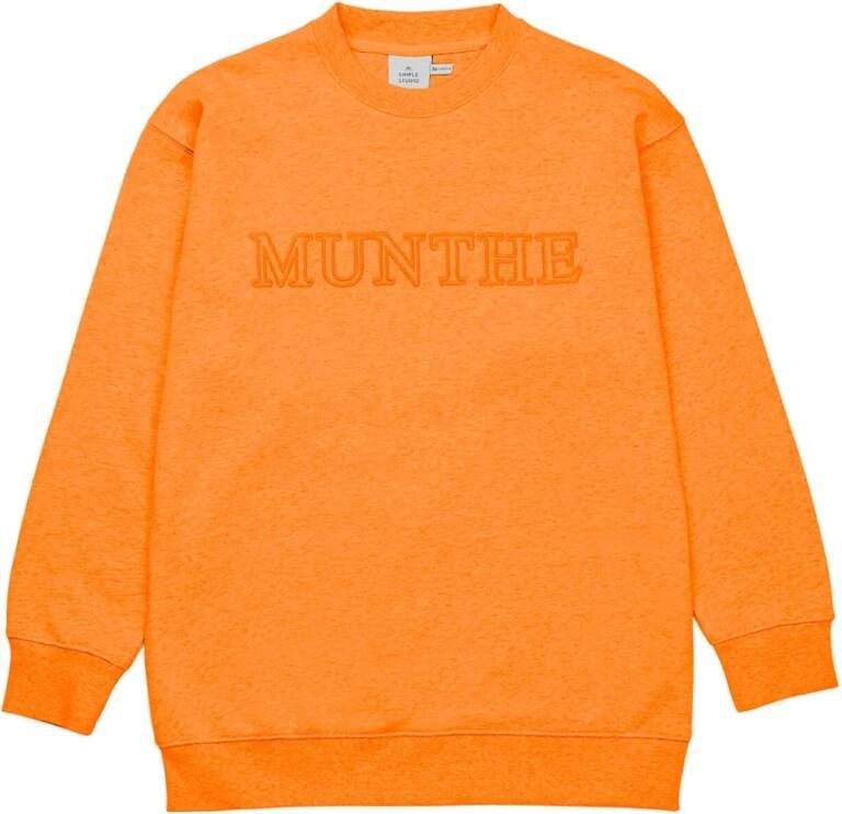 Munthe Sweatshirts Oranje Dames