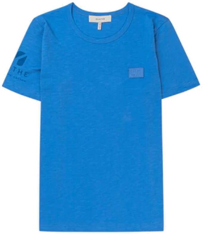 Munthe T-shirts Blauw Dames