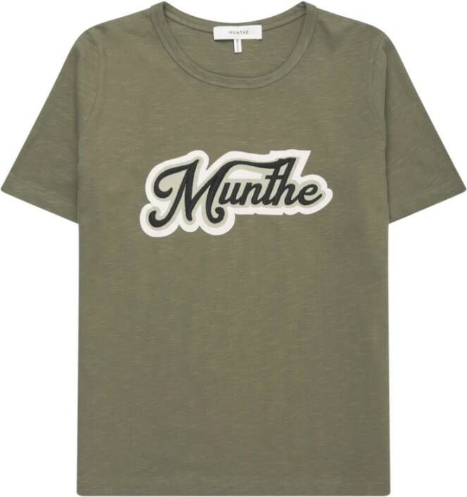 Munthe T-Shirts Groen Dames