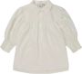 Munthe Vrouwelijke blouse met prachtige smokdetails in ivoor White Dames - Thumbnail 1