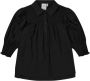 Munthe Vrouwelijke blouse met prachtige smokdetails Zwart Dames - Thumbnail 1