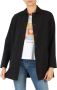 Museum Single-Breasted Coats Zwart Dames - Thumbnail 1