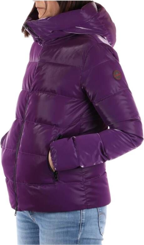 Museum Down Jackets Purple Dames