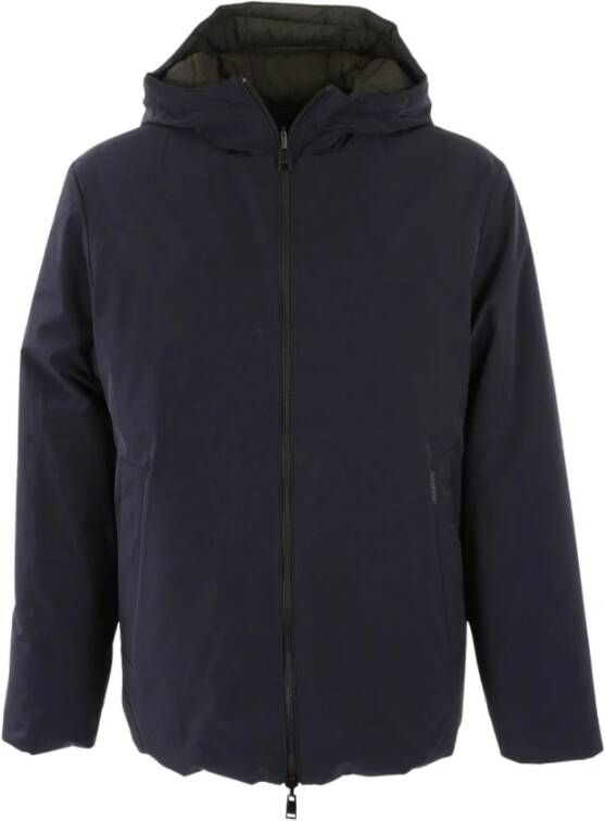 Museum Winter Jackets Blauw Heren