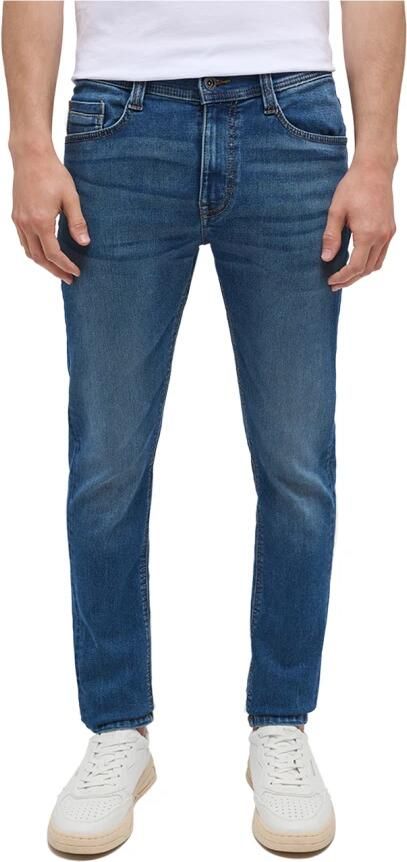Mustang Slim fit jeans met labelpatch model 'OREGON'