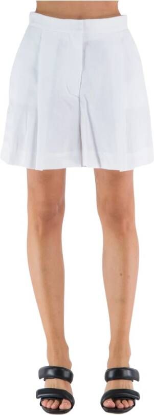 MVP wardrobe Casual Denim Shorts voor Vrouwen White Dames