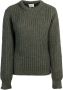 MVP wardrobe Groene Sweater Regular Fit Green Dames - Thumbnail 1