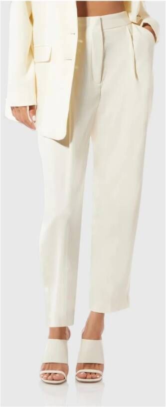MVP wardrobe Leather Trousers White Dames