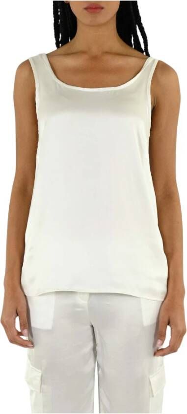 MVP wardrobe Sleeveless Tops Wit Dames
