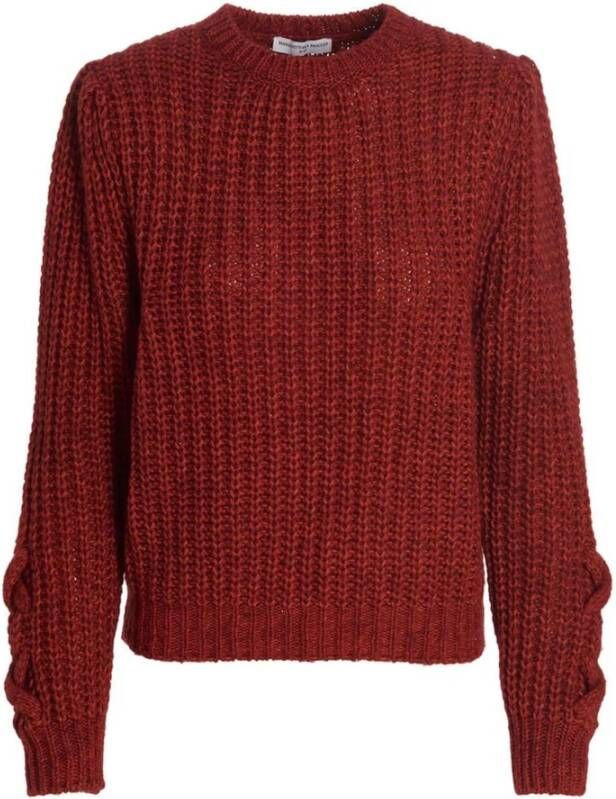 MVP wardrobe Trui met ronde hals Rood Dames