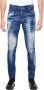 My Brand Blauw Gewassen Oranje Jeans Blauw Heren - Thumbnail 1