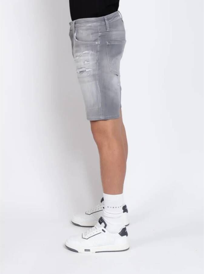 My Brand Denim Shorts Grijs Heren