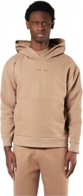 My Brand Mijn merk borduurwerk hoodie senior licht walnoot Bruin Heren