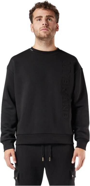 My Brand Mijn merk in reliëf sweater zwart Black Heren