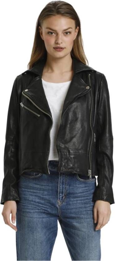 My Essential Wardrobe 02 Het leren jasje Zwart Dames