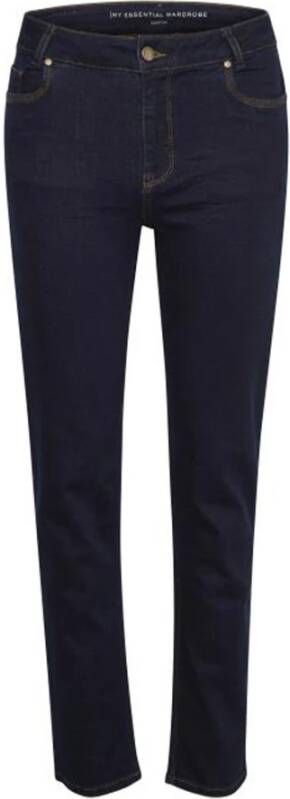 My Essential Wardrobe Celina 102 High Straigh Jeans 10703572 Blauw Dames