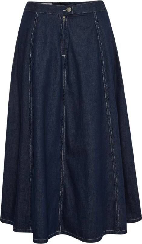 My Essential Wardrobe Denim Skirts Blauw Dames