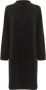 My Essential Wardrobe Eenvoudige Zwarte Kraagjurk Black Dames - Thumbnail 2