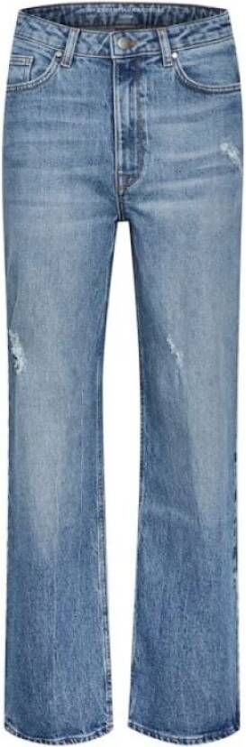 My Essential Wardrobe Brede jeans Blauw Dames