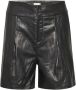 MY ESSENTIAL WARDROBE Dames Broeken 12 The Leather Shorts Zwart - Thumbnail 2