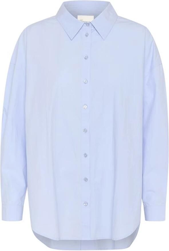 MY ESSENTIAL WARDROBE Dames Blouses Sunnamw Boxy Shirt Lichtblauw - Foto 5