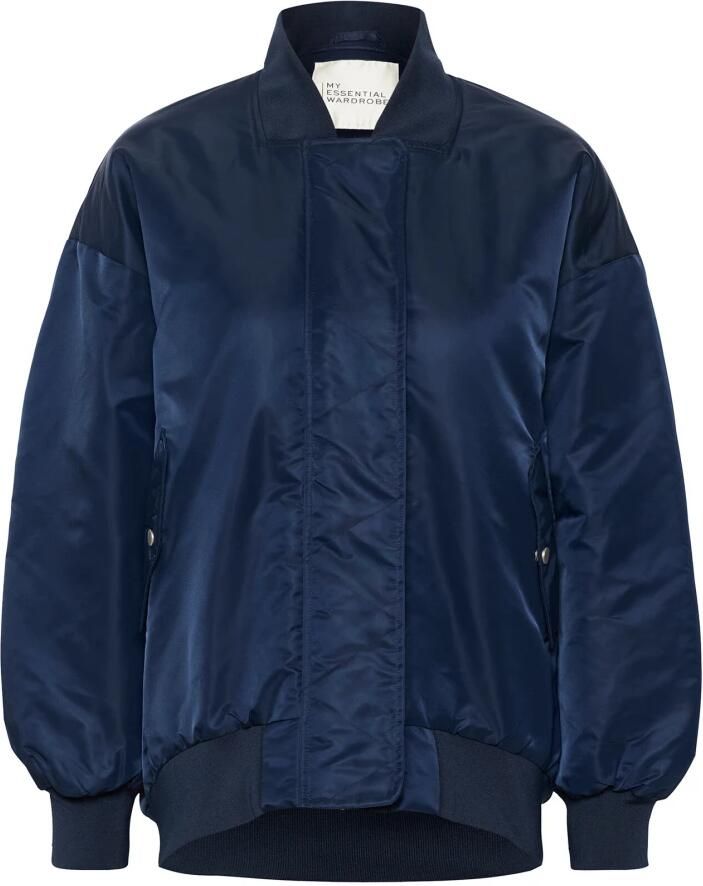 My Essential Wardrobe Donker Saffierblauwe Bomberjack Blue Dames