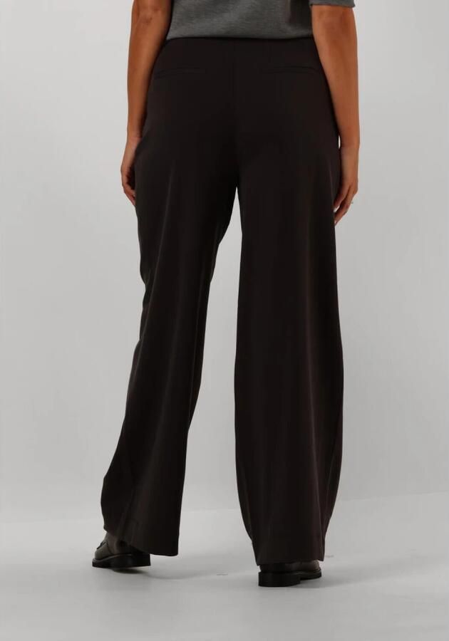 My Essential Wardrobe Delicioso Wijde Pijp Hoge Taille Broek Brown Dames - Foto 3