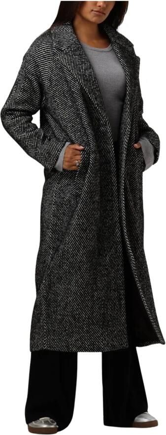 My Essential Wardrobe Elegante Zwarte Jas voor Vrouwen Black Dames - Foto 3