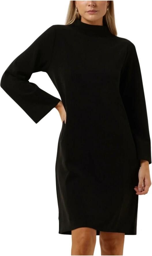 My Essential Wardrobe Eenvoudige Zwarte Kraagjurk Black Dames - Foto 3