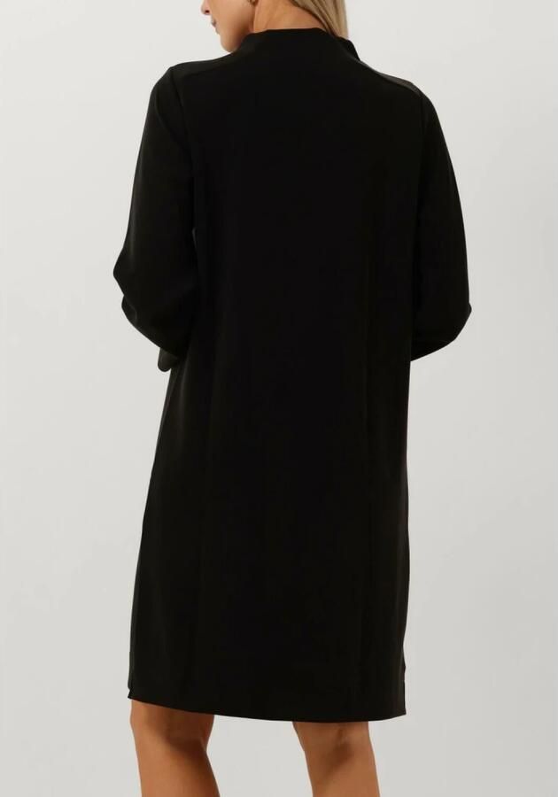 My Essential Wardrobe Eenvoudige Zwarte Kraagjurk Black Dames - Foto 2
