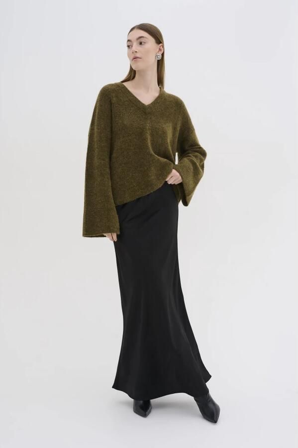 My Essential Wardrobe Maxirok met elastische band model 'Estelle'