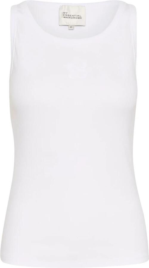 My Essential Wardrobe MandyMW Top Korte Mouw Stijlvol White Dames - Foto 4