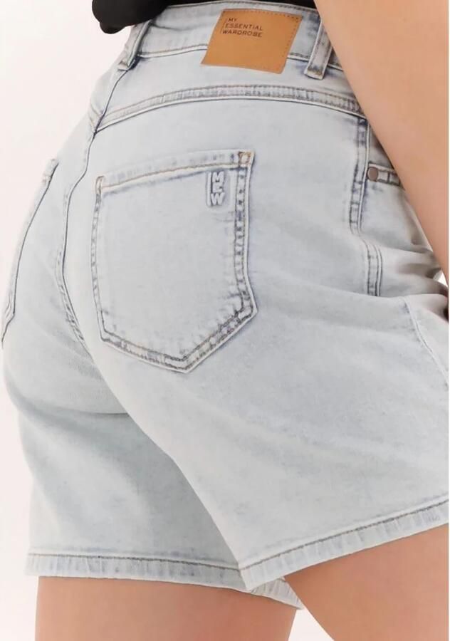 MY ESSENTIAL WARDROBE Dames Jeans Stella 107 High Short Shorts Blauw - Foto 4