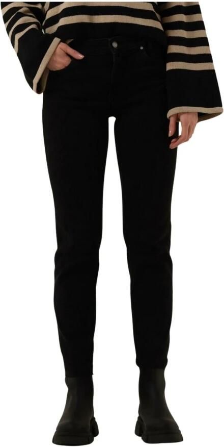 My Essential Wardrobe Donkergrijze Straight Leg Jeans Elly 104 High Straight Y - Foto 6