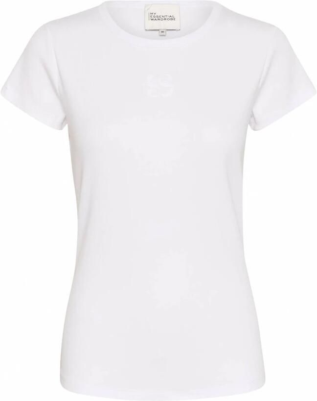 MY ESSENTIAL WARDROBE Dames Tops & T-shirts Mandymw Tee Wit - Foto 8