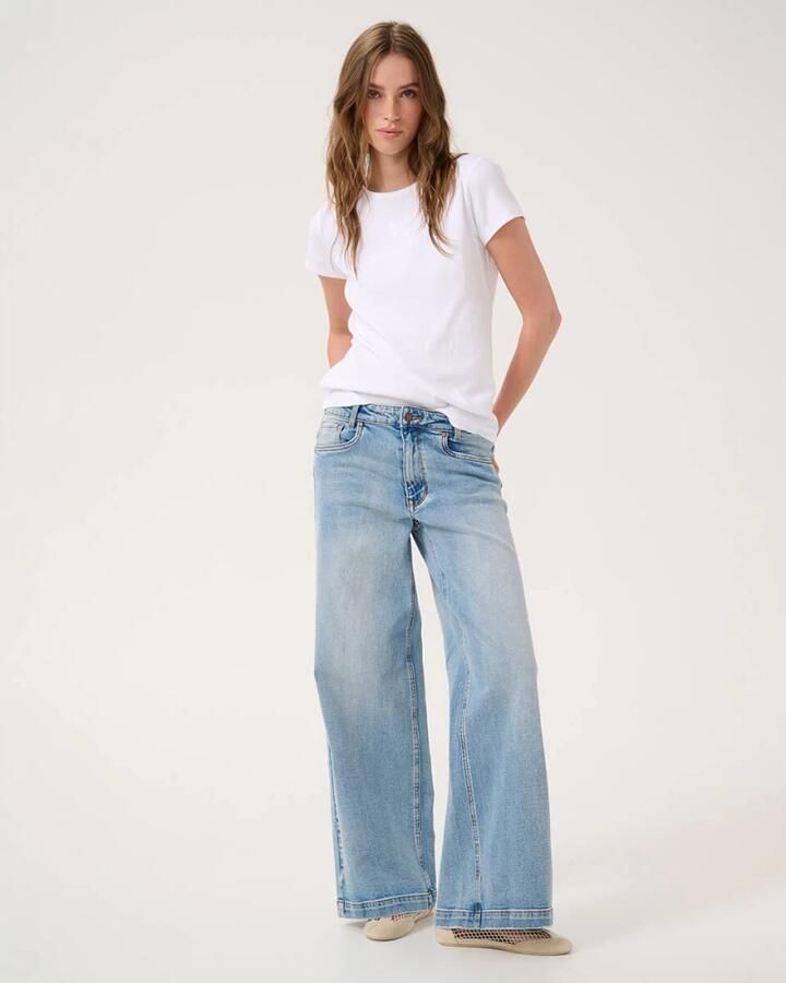 MY ESSENTIAL WARDROBE Dames Tops & T-shirts Mandymw Tee Wit - Foto 6