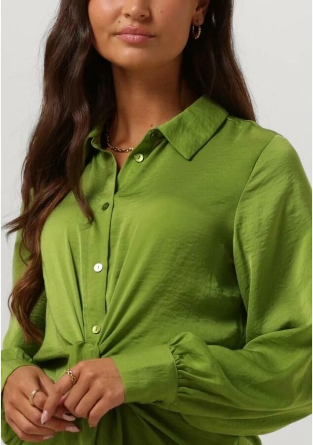 My Essential Wardrobe Elegante Albamw Jurk in Kelp Forest Green Dames