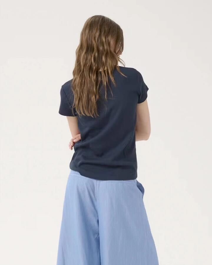 MY ESSENTIAL WARDROBE Dames Tops & T-shirts Mandymw Tee Zwart - Foto 6