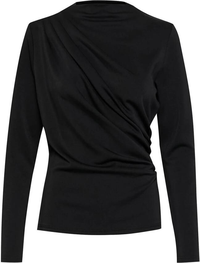 My Essential Wardrobe Shirt met lange mouwen en rimpelingen - Foto 8