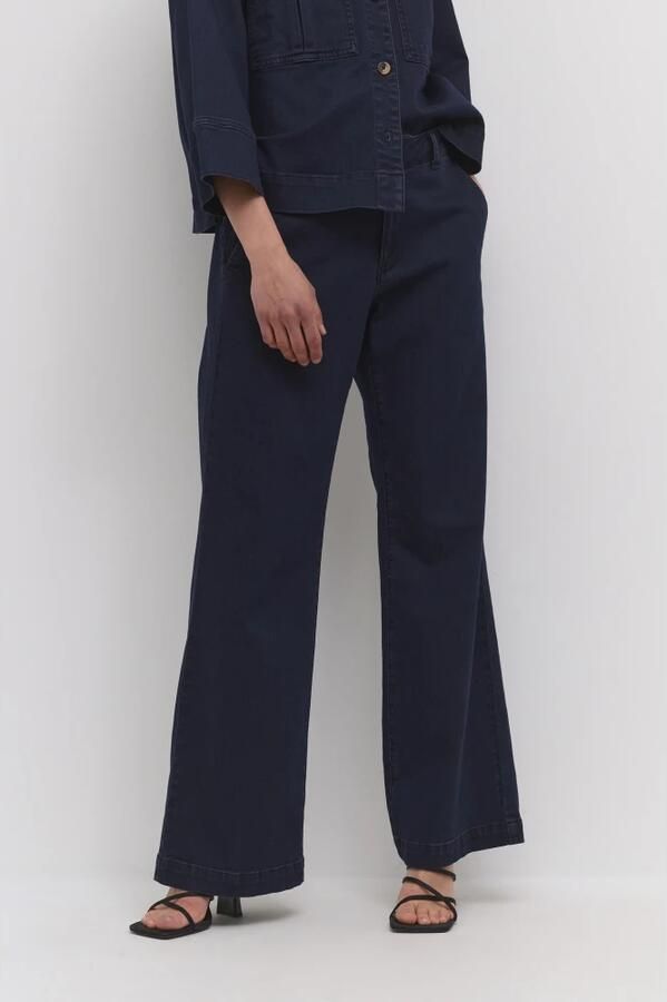 MY ESSENTIAL WARDROBE Dames Broeken Lara Pant 115 Blauw - Foto 4