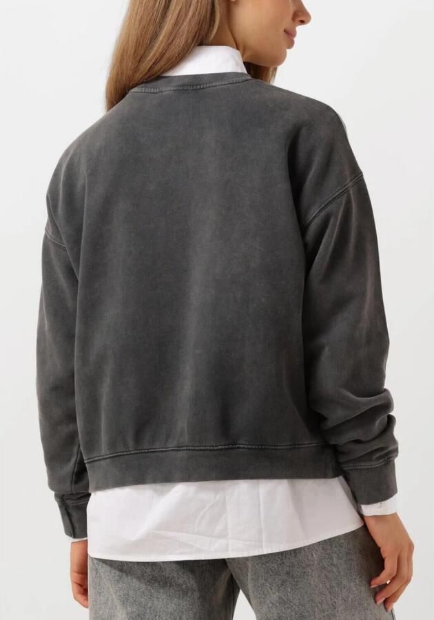 MY ESSENTIAL WARDROBE Dames Truien & Vesten Diegomw Logo Emb. Sweat Donkergrijs - Foto 5