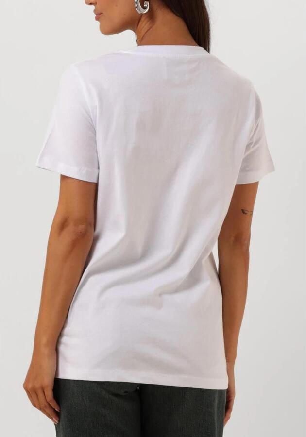 MY ESSENTIAL WARDROBE Dames Tops & T-shirts Seattlemw Logo Emb. Tee Wit - Foto 5